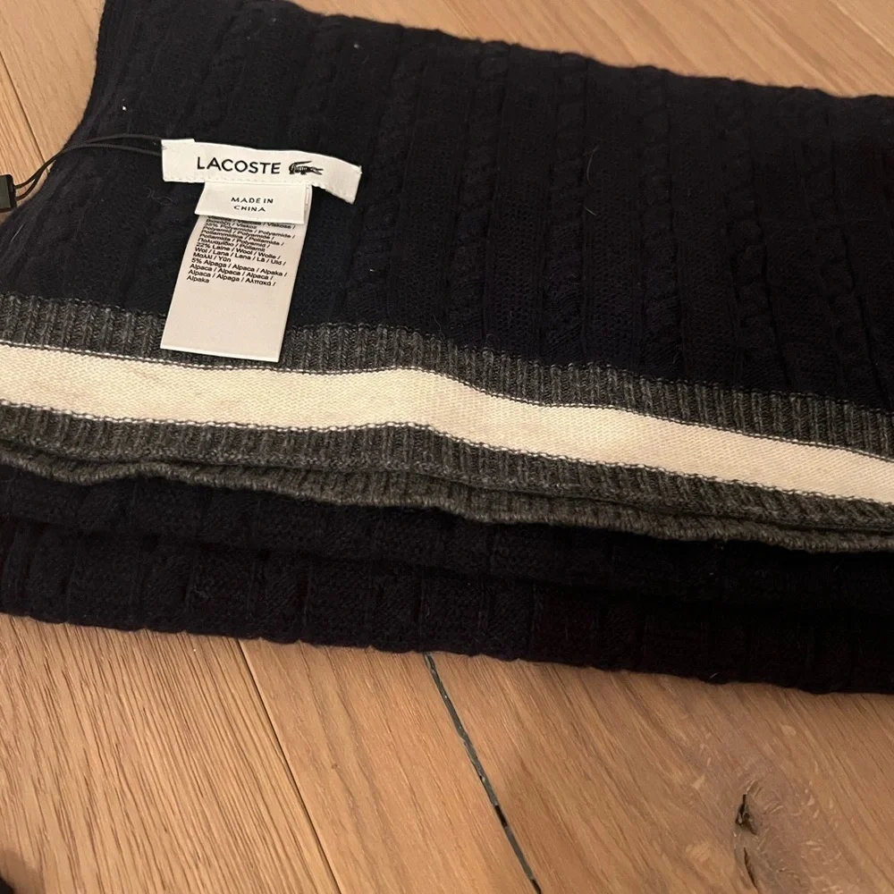 Lacoste navy knit