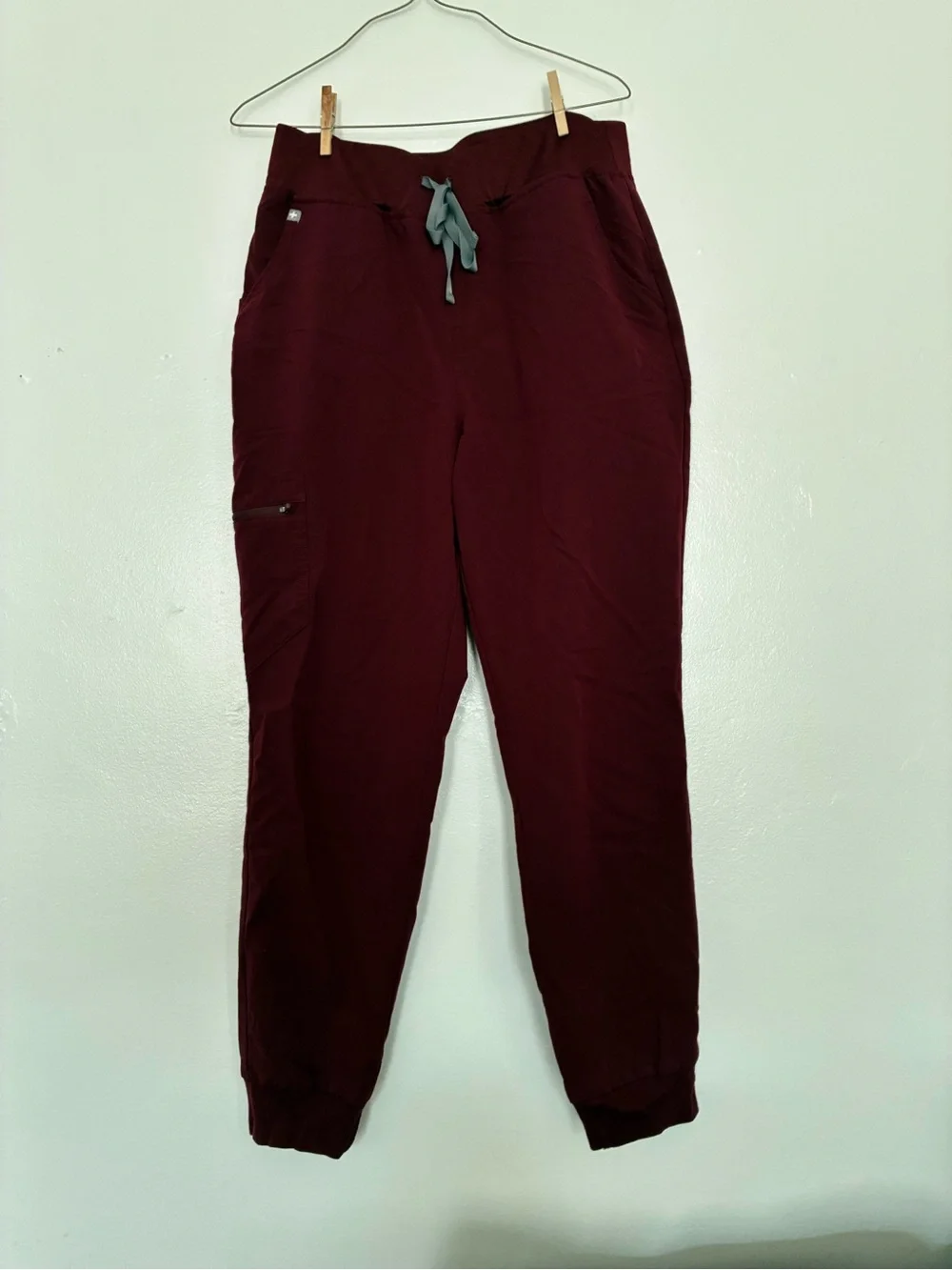 FIGS burgundy scrub pants