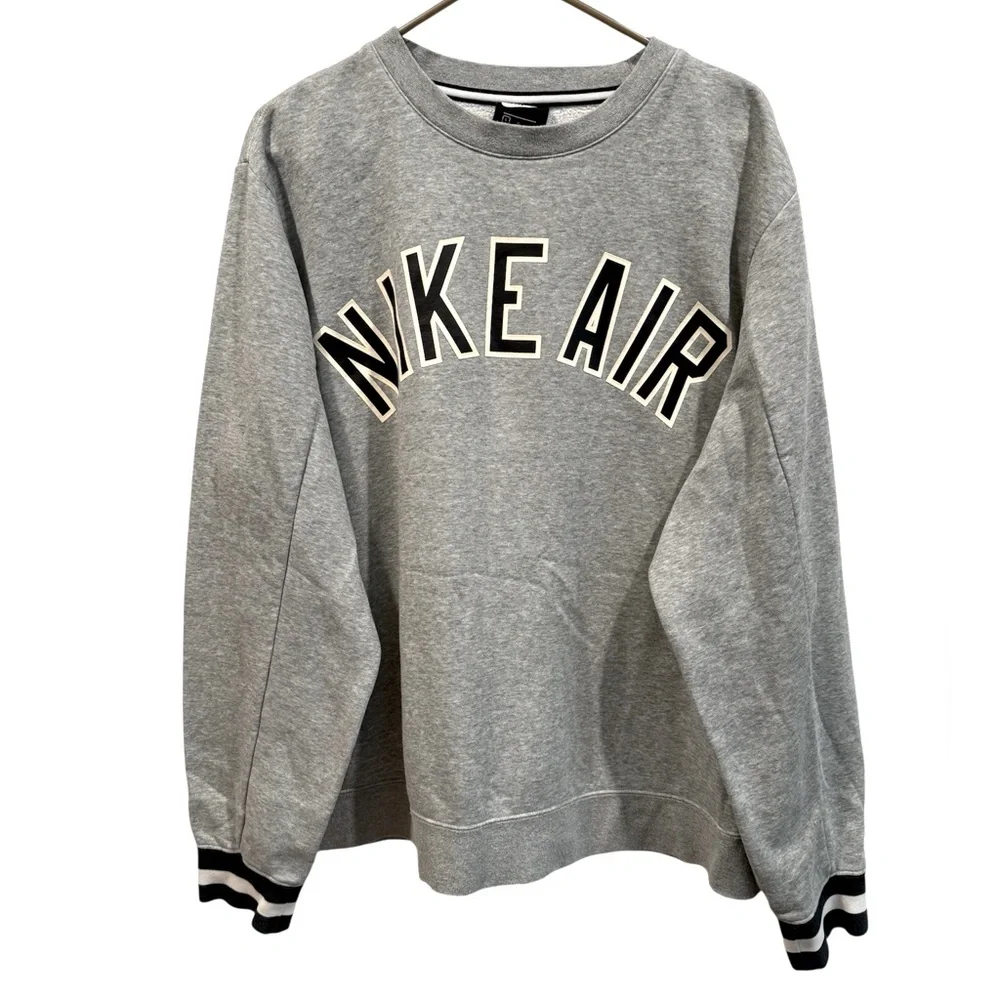 NIKE Men's Nike Air Colorblock Fleece Pullover Sweatshirt Size L‎