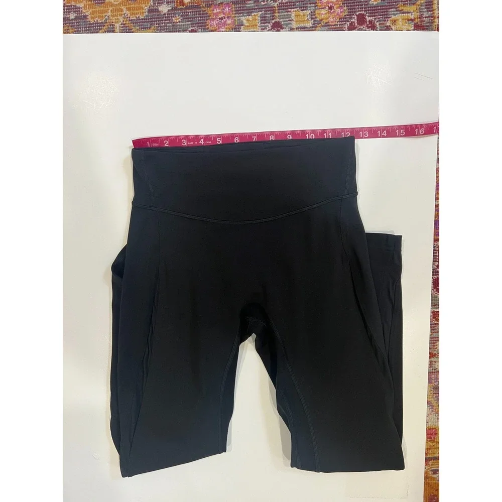 lululemon nulu mesh panel leggings black