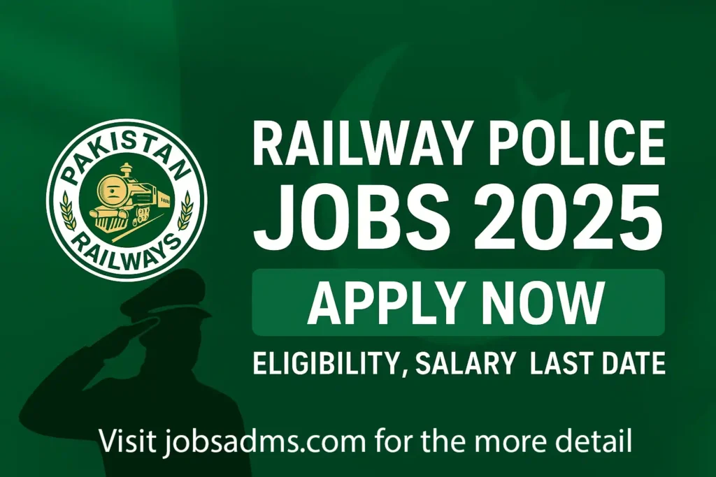 Railway Police Jobs 2025 | Apply Online for Pak Railway Vacancies